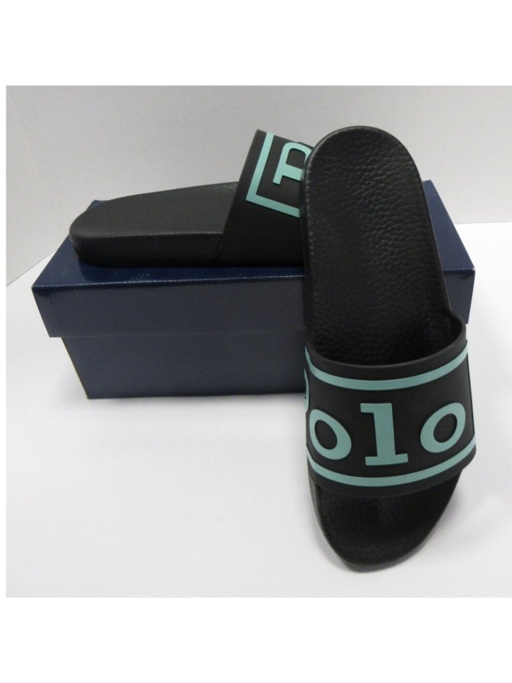 Polo Ralph Lauren Sandals Slide Spell Out Logo Casual Summer